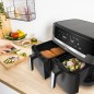 Tefal Dual Easy Fry EY942HE0 Dobbelt varmluftssteger Tefal Dual Easy Fry EY942HE0 Dobbelt varmluftssteger
